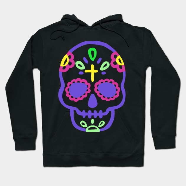 La Calavera Catrina Sugar Skull Dia De Los Muertos Day Of The Dead Hoodie by UNDERGROUNDROOTS